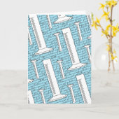 Blankokarte für den gestuften Zylinder-Happy-Absch Karte (Gelbe Blume)