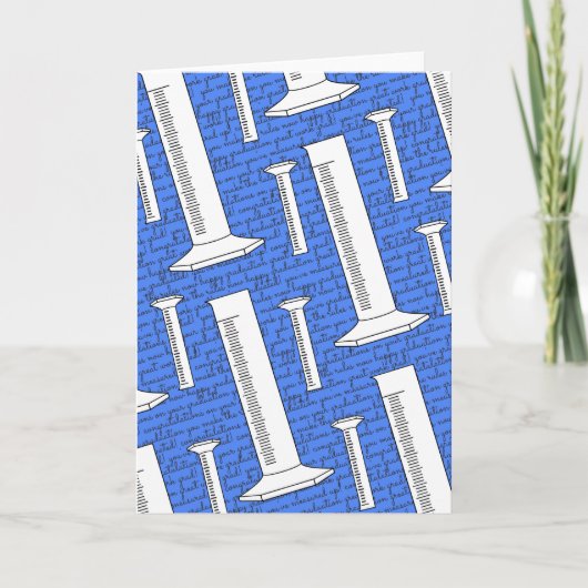 Blankokarte für den gestuften Zylinder-Happy-Absch Karte (Vorderseite)