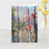Blankokarte für den Naturepfad Kardinal Karte (Gelbe Blume)
