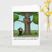 Blankokarte für den Spaß am Arbeitsplatz Karte (Gelbe Blume)