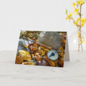 Blankokarte für Fischen Karte (Gelbe Blume)