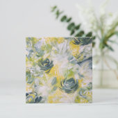 Blankokarte für frische Blume Karte (Stehend Vorderseite)