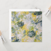 Blankokarte für frische Blume Karte (Vorderseite/Rückseite Beispiel)