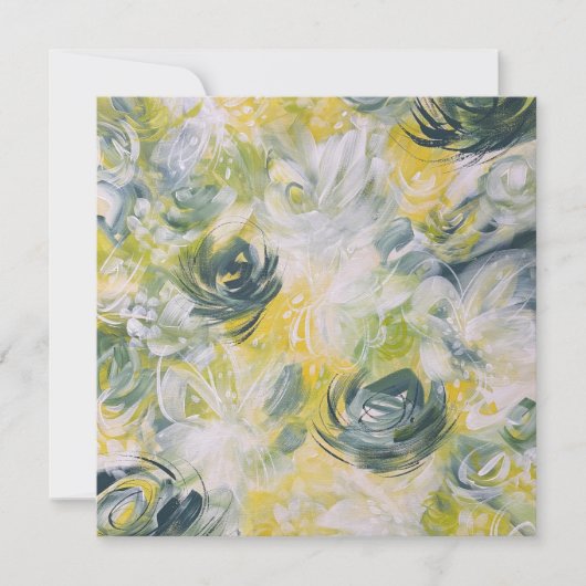 Blankokarte für frische Blume Karte (Vorderseite)