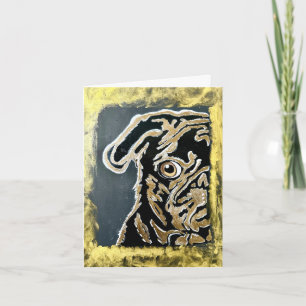 Blankokarte für Mops Karte