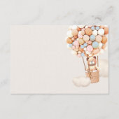 Blankokarte für Rosa und Blaue Bären Begleitkarte (Vorderseite)