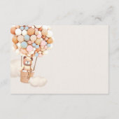 Blankokarte für Rosa und Blaue Bären Begleitkarte (Rückseite)