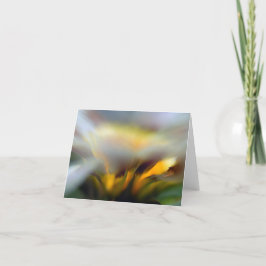 Blankokarte für wachsende Blume Dankeskarte