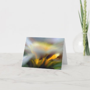 Blankokarte für wachsende Blume Dankeskarte