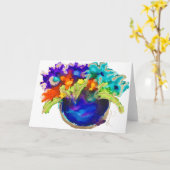 Blankokarte Karte (Gelbe Blume)