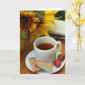 Blankokarte Karte (Gelbe Blume)