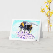 Blankokarte Karte (Gelbe Blume)