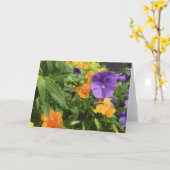 Blankokarte Karte (Gelbe Blume)