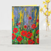 Blankokarte Karte (Gelbe Blume)