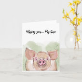 Blankokarte Karte (Gelbe Blume)