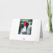 Blankokarte mit Original Art Karte (Rückseite)