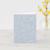 Blankokarte mit Vintagem blauen Pergament Karte (Gelbe Blume)