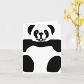 Blankokarte Panda Karte (Gelbe Blume)