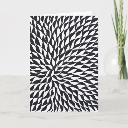 Blankokarte Schwarzweiß Karte (Vorderseite)