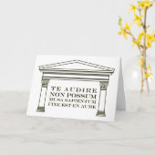 Blankokarte "Te audire non possum" des Jeden Anlas Karte (Gelbe Blume)