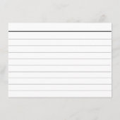 Blankokarten Begleitkarte (Rückseite)