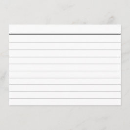 Blankokarten Begleitkarte