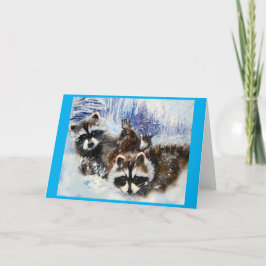 Blankokarten im Wildlife-Thema Karte