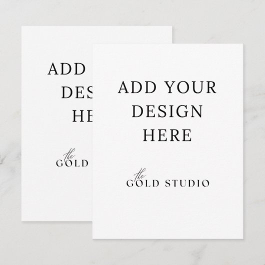 Blankokartenvorlage (4.25 x 5.5) einladung (Vorne/Hinten)