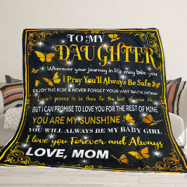 Blankon für meine Tochter Fleecedecke