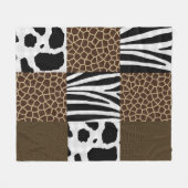 Blankon für tierisches Druckmedium Fleecedecke (Vorderseite (Horizontal))