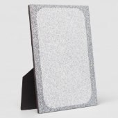 Blankovorlage für Silver Glitzer Fotoplatte (Seite)