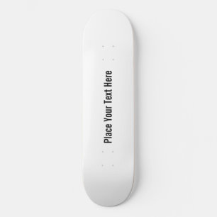 Blankoweiß anpassen skateboard