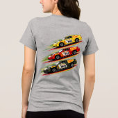 Blap Blap Blap Tri-Blend Shirt (Rückseite)