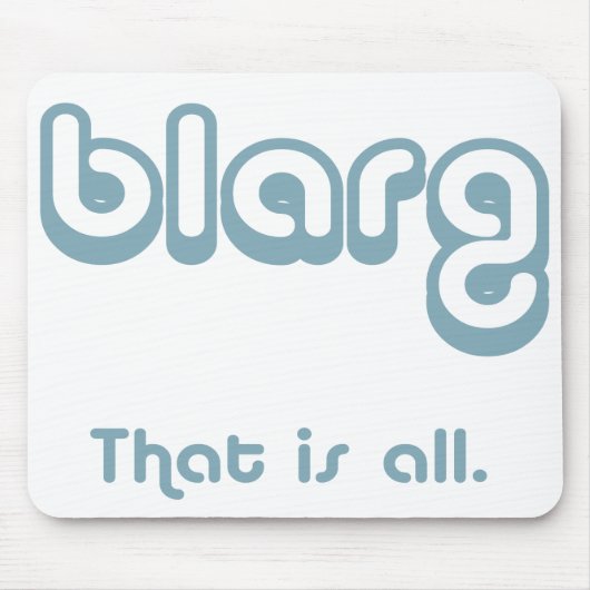 blarg. mousepad (Vorne)