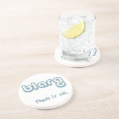 blarg. sandstein untersetzer (Seite)