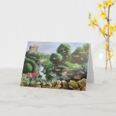 Blarney Castle Faltkarte Karte (Gelbe Blume)