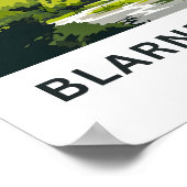 Blarney Castle Ireland Travel Print Poster (Ecke)