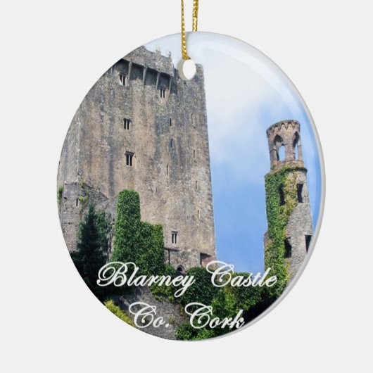 Blarney Castle, Irland. Irish Christmas Ornament. Keramik Ornament (Links)