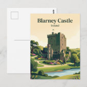 Blarney Castle Irland Postkarte (Vorne/Hinten)