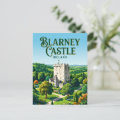 Blarney Castle Irland Postkarte (Stehend Vorderseite)