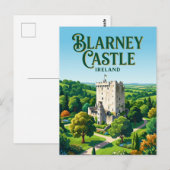 Blarney Castle Irland Postkarte (Vorne/Hinten)