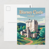 Blarney Castle Irland Postkarte (Vorne/Hinten)