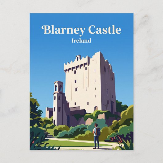 Blarney Castle Irland Postkarte (Vorderseite)