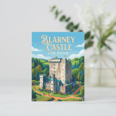 Blarney Castle Irland Postkarte (Stehend Vorderseite)