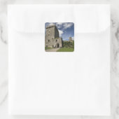 Blarney Castle, Irland Quadratischer Aufkleber (Tasche)