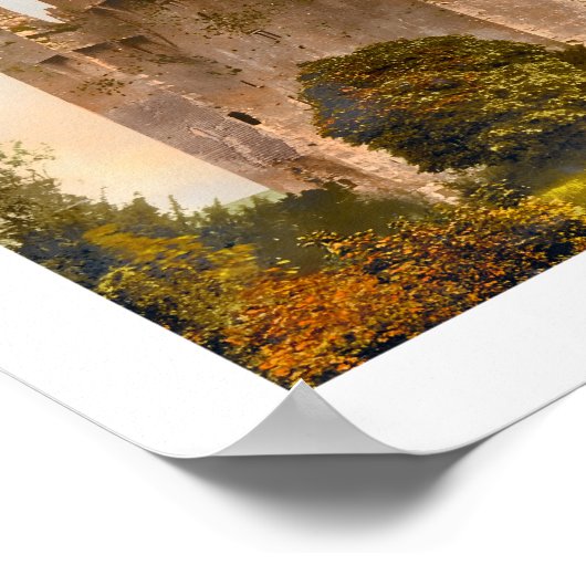 Blarney Castle, Landkreis Cork, Irland Poster (Ecke)