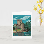 Blarney Castle notecard Karte (Gelbe Blume)