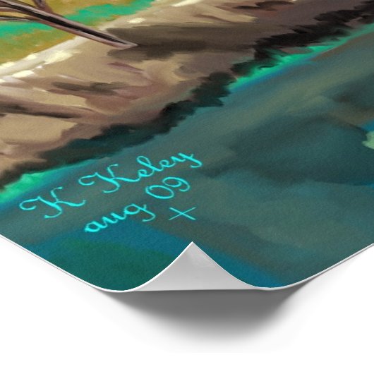 Blarney Castle Poster (Ecke)