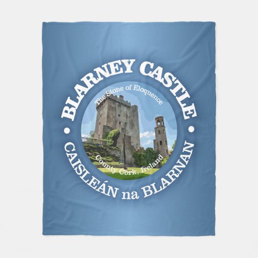 Blarney Castle (rd) Fleecedecke (Vorderseite)