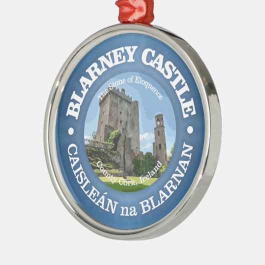 Blarney Castle (rd) Ornament Aus Metall (Links)